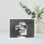 Kameraobjektiv, Fotografie Postkarte (Stehend Vorderseite)