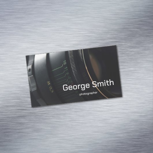 Kameraobjektiv Magnetische Visitenkarte (Beispiel)