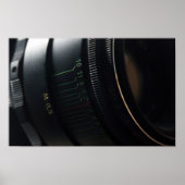 Kameraobjektiv Poster (Vorne)