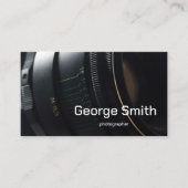 Kameraobjektiv Visitenkarte (Vorderseite)