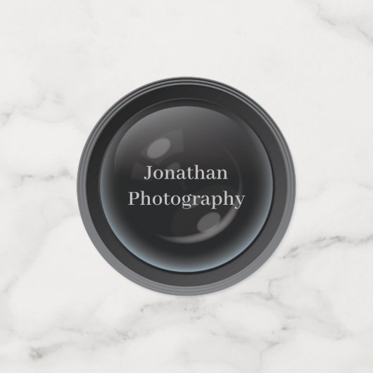 Kameraobjektive Fotodesign-Tabelle Confetti Konfetti (Klein Vorderseite)