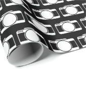 Kameras auf schwarz geschenkpapier (Rolleneckpunkt)