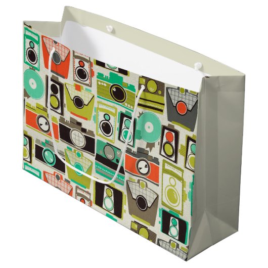 Kameras Große Geschenktüte (Vorderseite Schrägansicht)