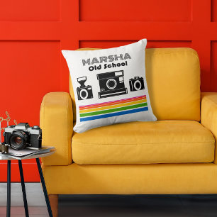 Kameras im Retro-Stil Kissen