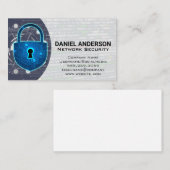 Kameras Logo | Cyber-Sicherheits-Schild Visitenkarte (Vorne/Hinten)