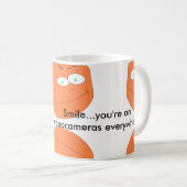 Kameras überall Tasse (VorderseiteRechts)