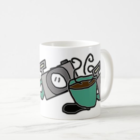 Kameras und Kaffee Kaffeetasse (VorderseiteRechts)