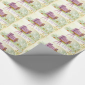 Kameras und Tauben Geschenkpapier (Ecke)
