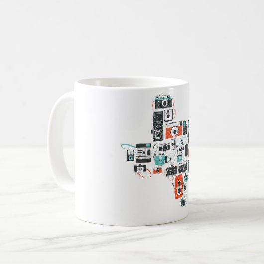 Kameras von Texas-Tasse Kaffeetasse (Vorderseite Links)