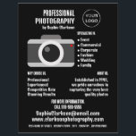 Kamerasymbol, Fotograf, Fotografie - Miete Flyer<br><div class="desc">Camera Icon,  Fotograf,  Fotografie Miete Werbung Flyer von der Business Card Store.</div>