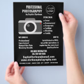 Kamerasymbol, Fotograf, Fotografie - Miete Flyer (Hand)