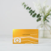 Kamerasymbol | Lichtflare Visitenkarte (Stehend Vorderseite)