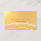 Kamerasymbol | Lichtflare Visitenkarte (Rückseite)