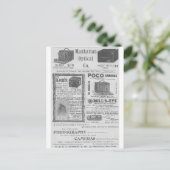 Kamerawerbung Postkarte (Stehend Vorderseite)