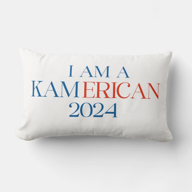 KAMERICAN Throw Pillow Lendenkissen (Vorderseite)