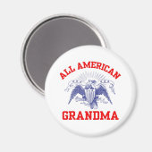 Kamericangrandma Magnet (Vorderseite/Rückseite)