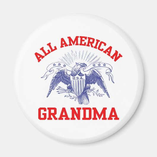 Kamericangrandma Magnet (Vorne)