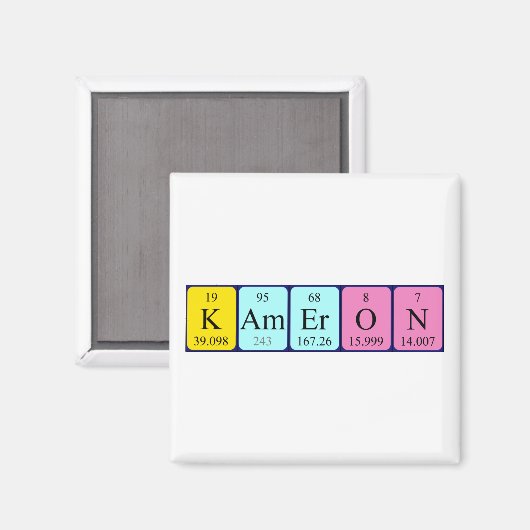 Kameron Periodenmagnet Magnet (Vorderseite/Rückseite)