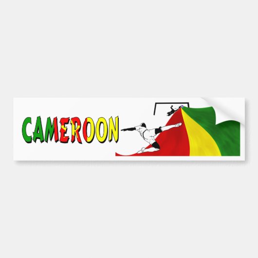 Kamerun Autoaufkleber (Vorne)