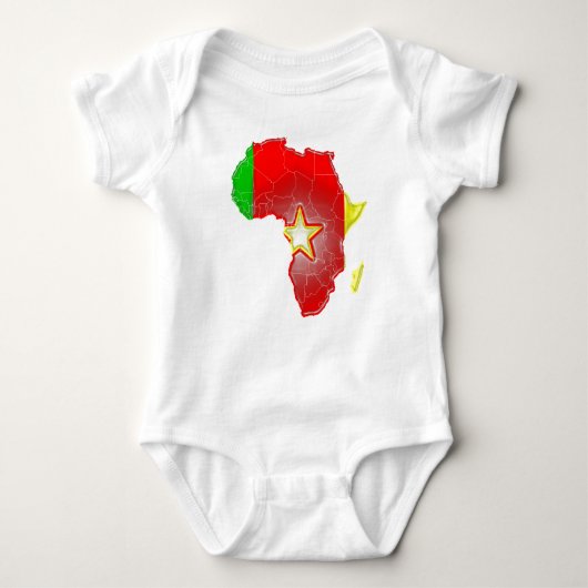 Kamerun Baby Strampler (Vorderseite)