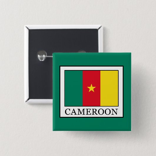 Kamerun Button (Vorne & Hinten)
