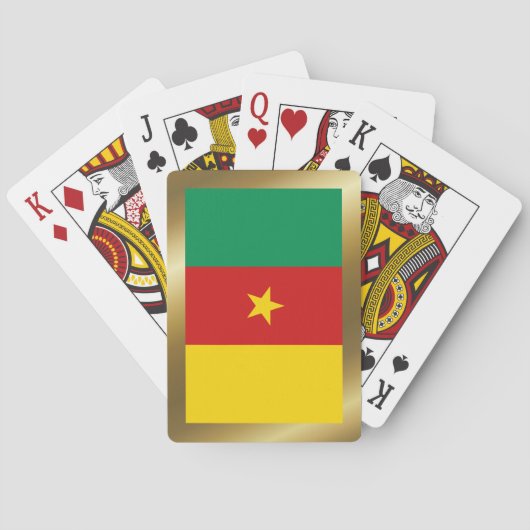 Kamerun Flag Spielkarten (Rückseite)