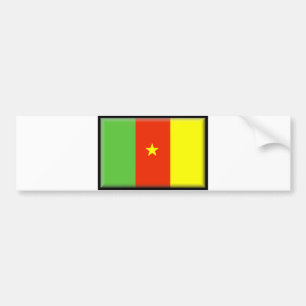 Kamerun-Flagge Autoaufkleber