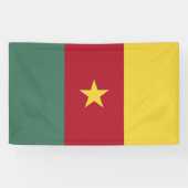 Kamerun Flagge Banner (Horizontal)