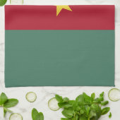 Kamerun Flagge Geschirrtuch (Gefaltet)