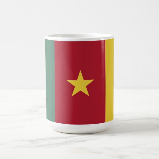 Kamerun Flagge Kaffeetasse (Mittel)