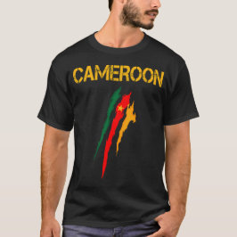 Kamerun, Flagge Kameruns, Kameruner Flagge. T-Shirt
