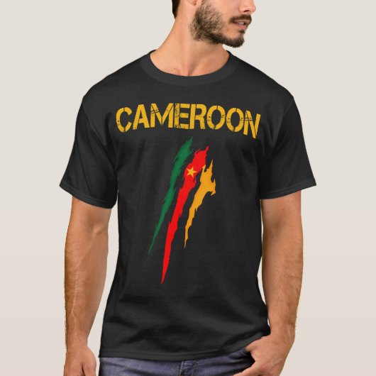 Kamerun, Flagge Kameruns, Kameruner Flagge. T-Shirt (Vorderseite)