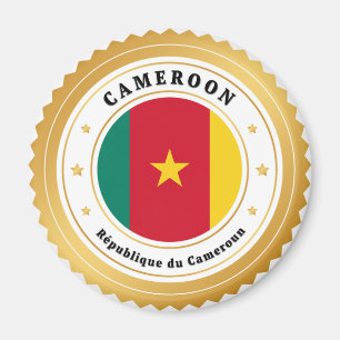 Kamerun-Flagge Magnet