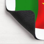 Kamerun Flagge Mauspad (Ecke)