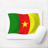 Kamerun Flagge Mauspad (Mit Mouse)