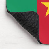 Kamerun-Flagge Mousepad (Ecke)