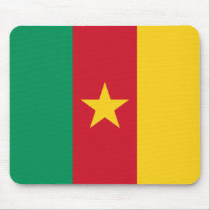 Kamerun-Flagge Mousepad