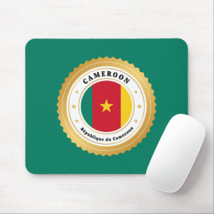 Kamerun-Flagge Mousepad