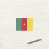 Kamerun Flagge Post-it Klebezettel (Auf Schreibtisch)
