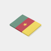 Kamerun Flagge Post-it Klebezettel (angewinkelt)