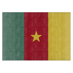 Kamerun Flagge Schneidebrett