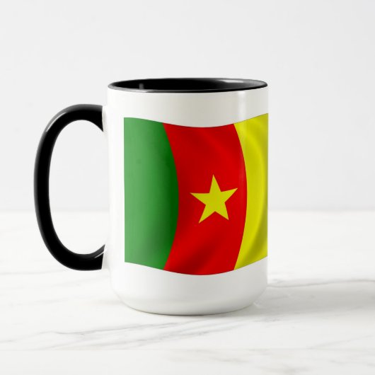 Kamerun Flagge Tasse (Links)