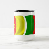 Kamerun Flagge Tasse (Zentrum)