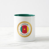 Kamerun-Flagge Tasse (Zentrum)
