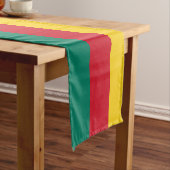 Kamerun Flaggenplatzierter Kurzer Tischläufer (Beispiel)