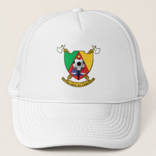 Kamerun-Fußballemblemwappen Truckerkappe