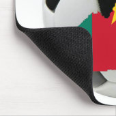 Kamerun-Fußballfußball Mousepad (Ecke)