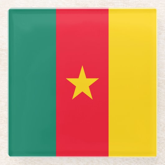 Kamerun Glasuntersetzer (Vorderseite)