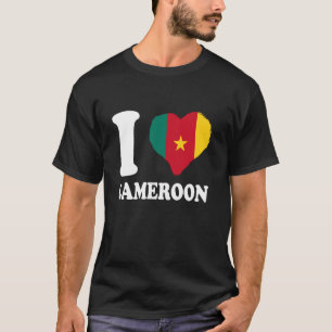 Kamerun I Liebe Kamerun Kamerun Kamerun Kamerun Ro T-Shirt