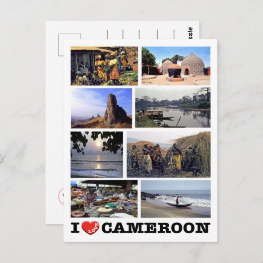 Kamerun - I Liebe - Postkarte (Vorne/Hinten)